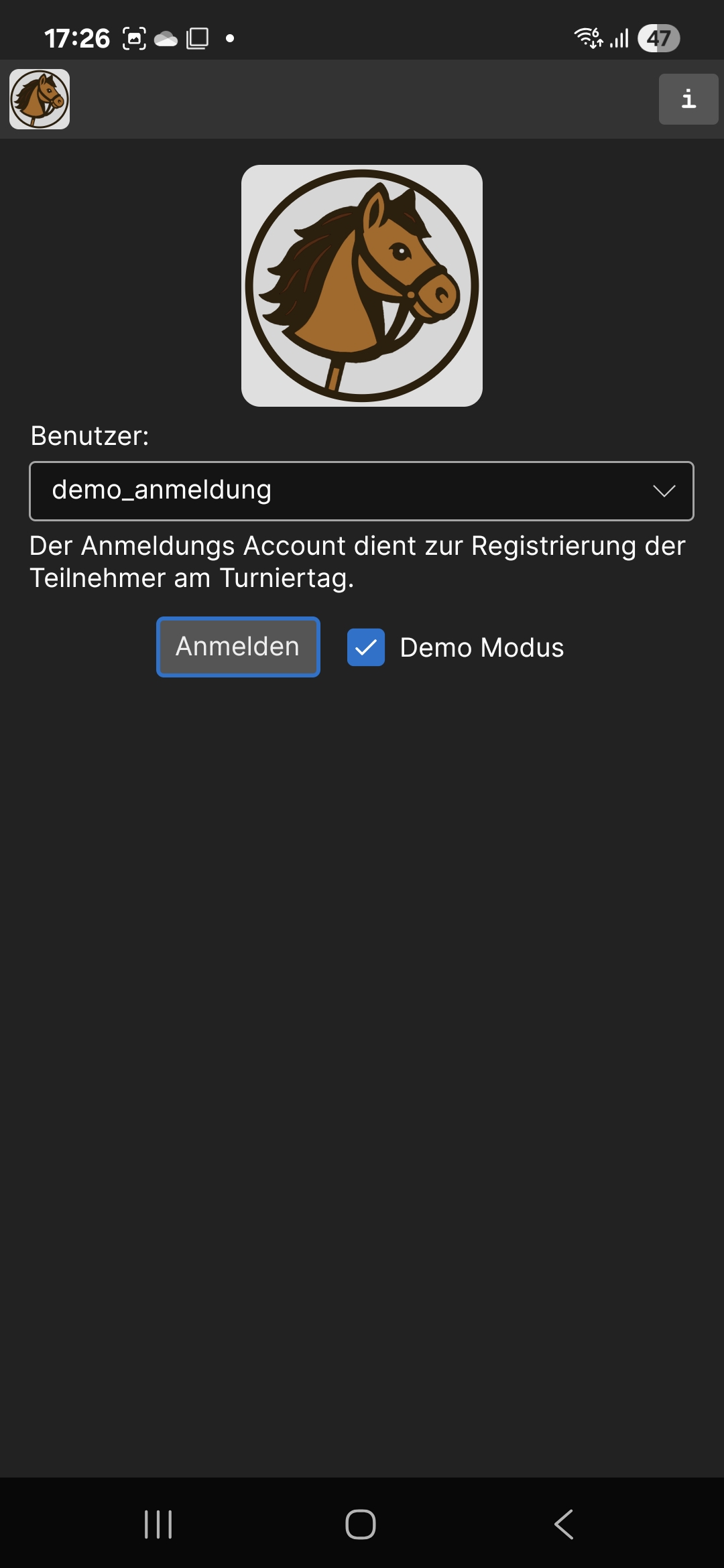 Demo Anmeldung Demo Anmeldung